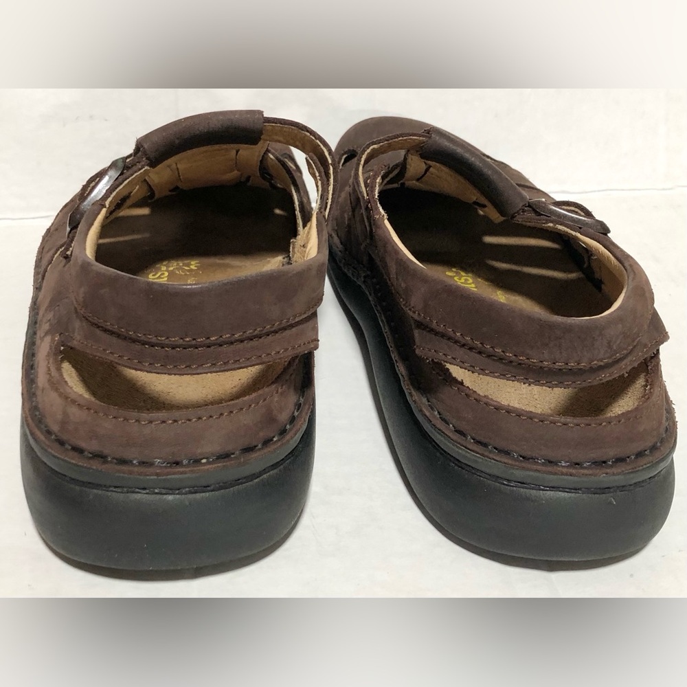 Birkenstock Madeira Dark Brown Leather Sandals - Picture 5 of 9